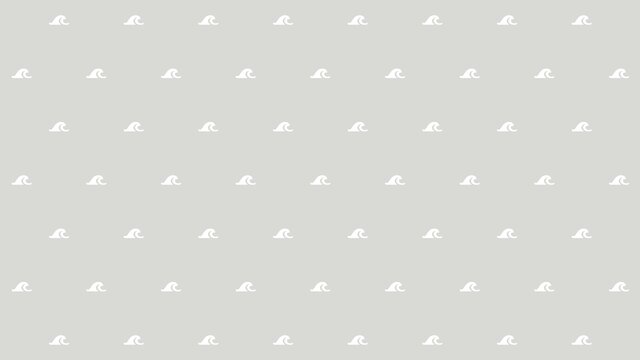 LMH virtual background Wave pattern, white on grey